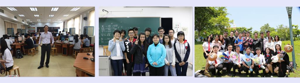 林华、谢建国、郝天永与学生合影 伟德bv国际体育